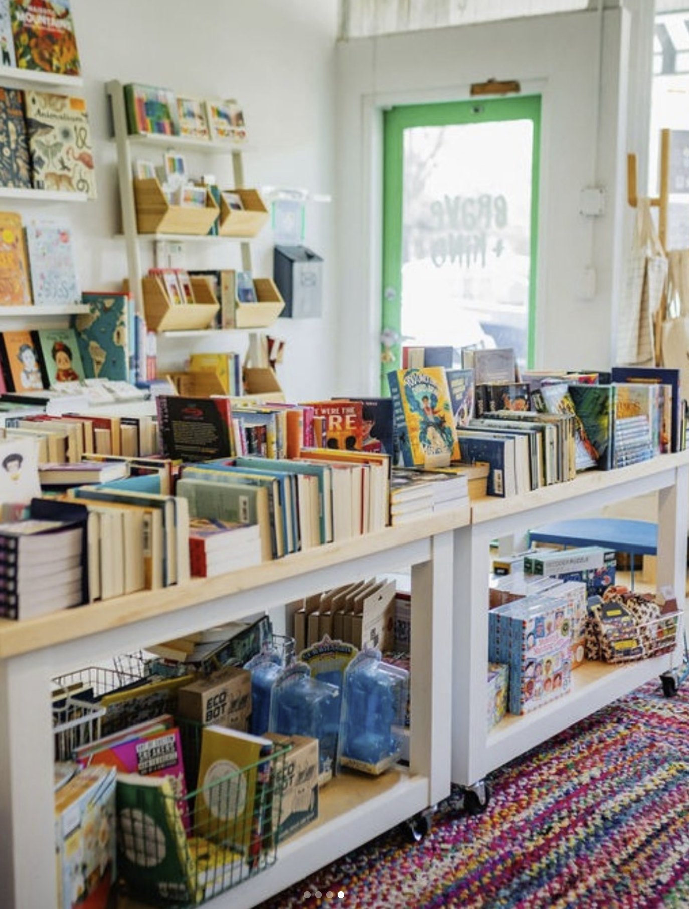 Brave + Kind Bookshop, photo courtesy New Voices New Rooms